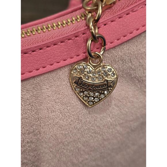 NWT Juicy Couture Lovers Club Pink Diamond Lemonade Shoulder Bag New Cute Bag - Picture 9 of 10